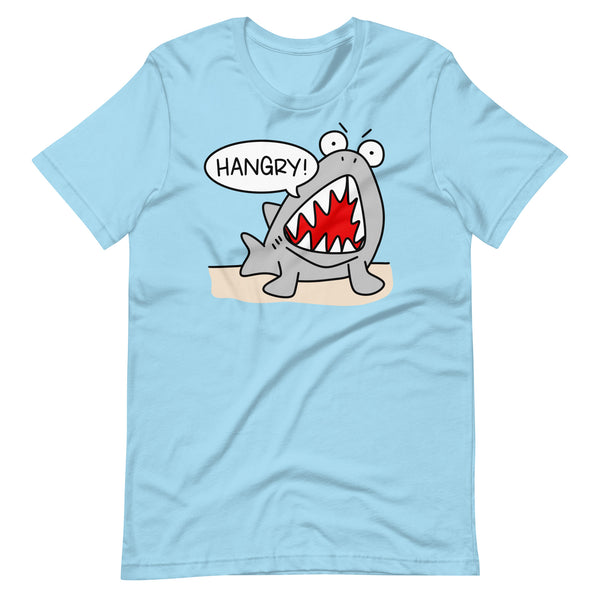 Hangry T-Shirt, Funny Shark Shirt for Beach Dining