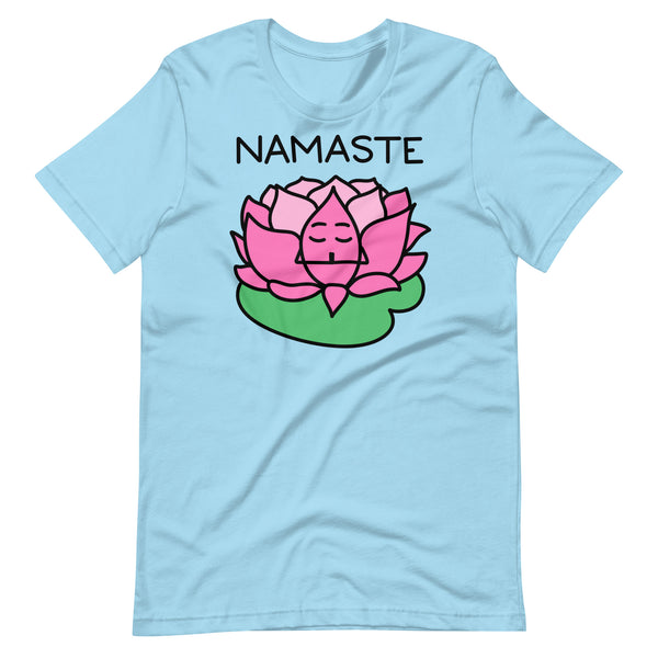 Namaste T-Shirt, Cartoon Lotus Shirt