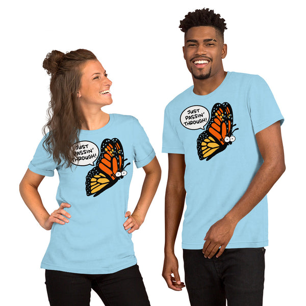 Cute garden t shirt for gardener gift, Monarch butterfly t-shirt for nature lover, outdoors nature graphic tee