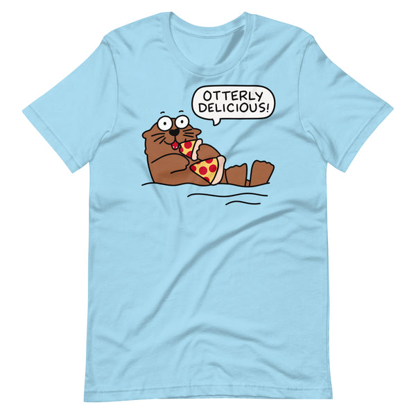 Otterly Delicious Pizza Unisex t-shirt