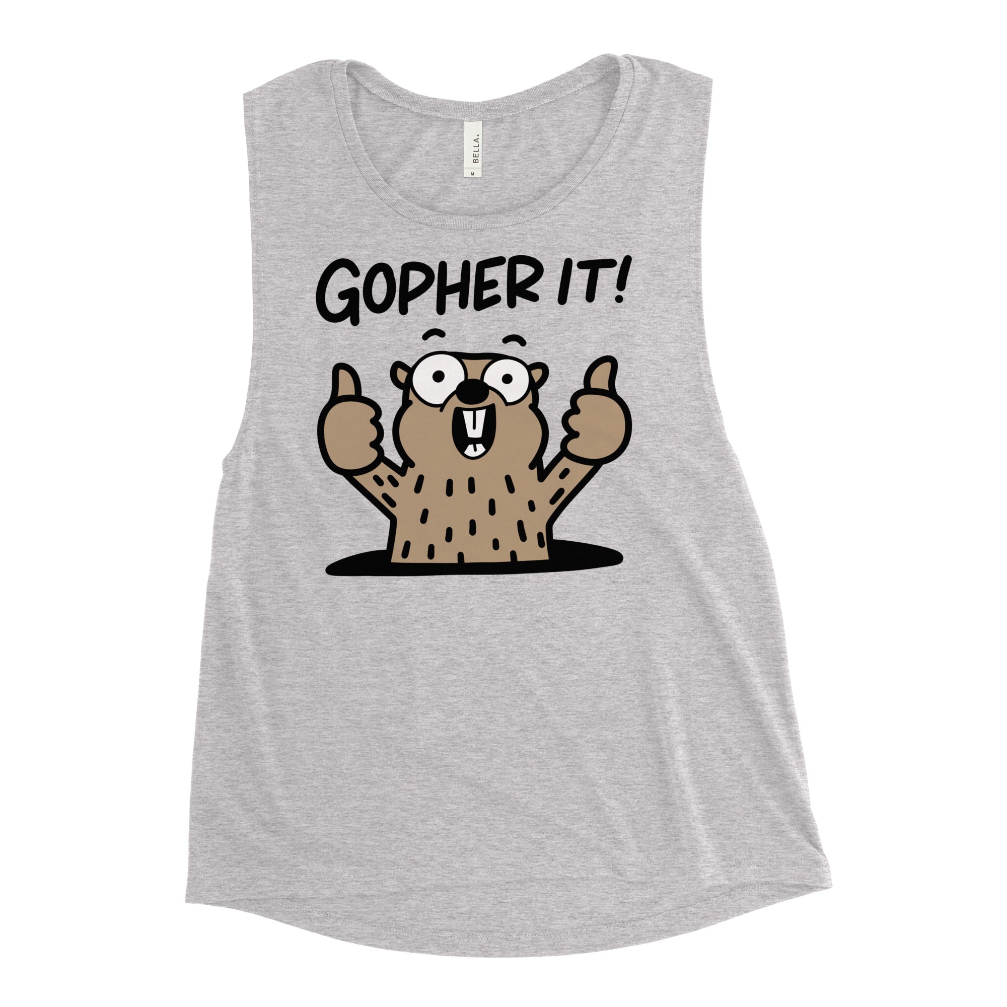 Gopher it! Ladies’ Muscle Tank