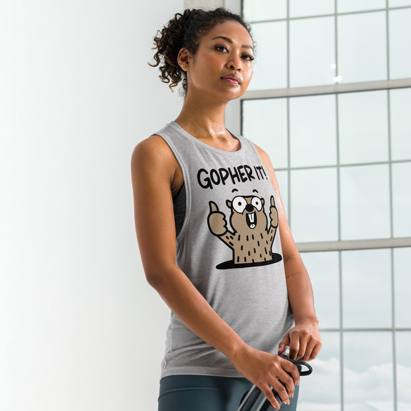 Gopher it! Ladies’ Muscle Tank