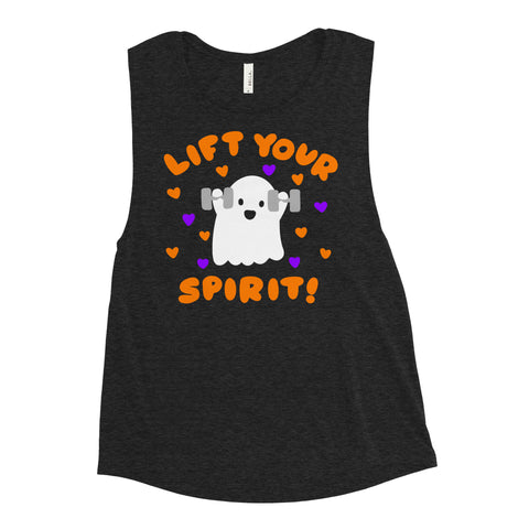 Lift Your Spirit Halloween Gym Ladies’ Muscle Tank