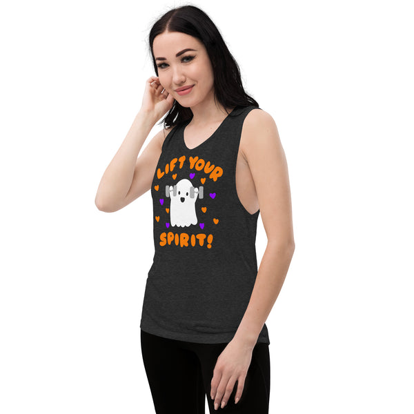 Lift Your Spirit Halloween Gym Ladies’ Muscle Tank