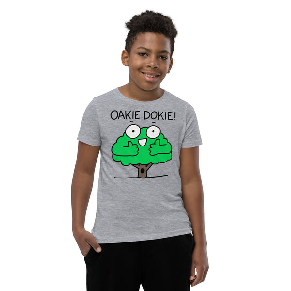 Oakie Dokie Oak Tree Youth Short Sleeve T-Shirt