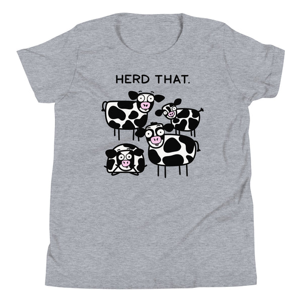 Herd that funny cows Youth Short Sleeve T-Shirt