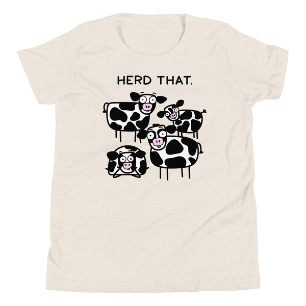 Herd that funny cows Youth Short Sleeve T-Shirt