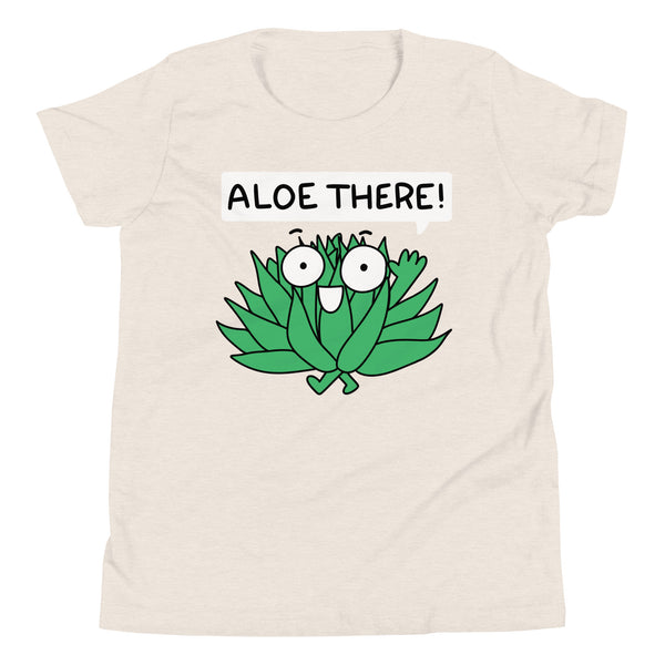 Aloe there! Punny Aloe Vera Youth Short Sleeve T-Shirt