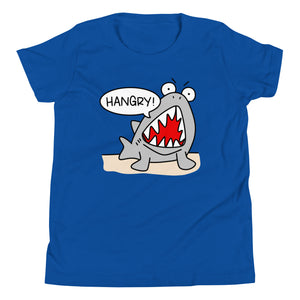 Hangry! Relatable Shark Youth Short Sleeve T-Shirt